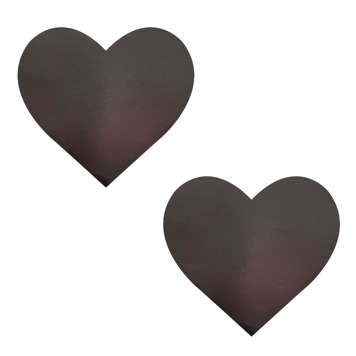 Temperature Reactive Black to Neon Pink Heart Nipple Cover Pasties