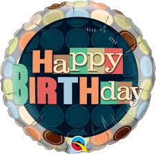 18" Happy Birthday Balloon