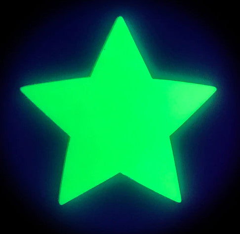 Neon Green Star Pasties