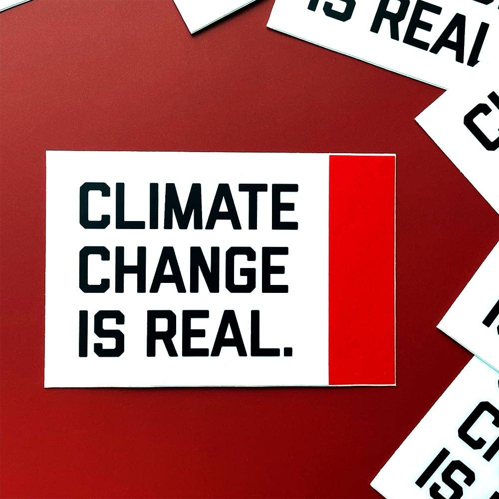 Climate Change Is Real Sticker