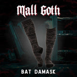 Bat Damask Knee High Socks