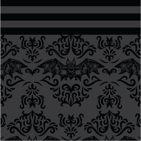 Bat Damask Knee High Socks