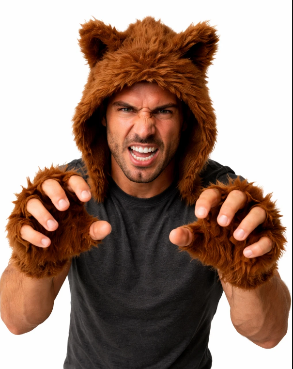 Grizzly Bear Costume Accessory Kit