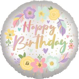 18" Happy Birthday Balloon