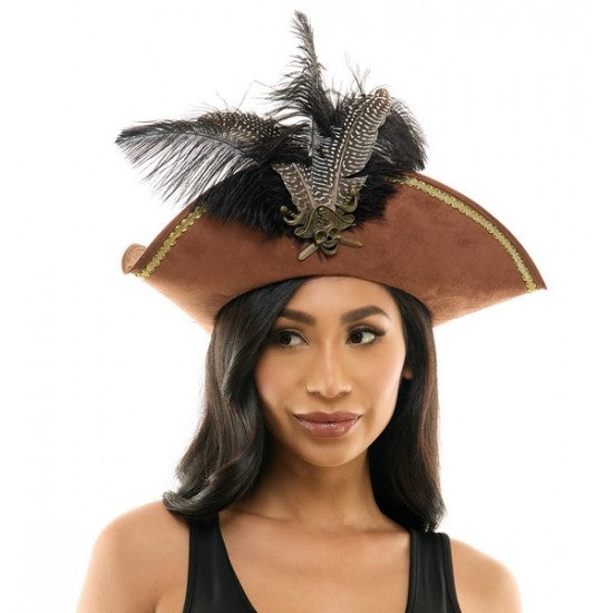 Brown Pirate Hat