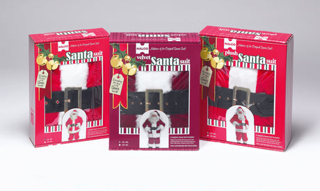 10 pc Complete Santa Suit L