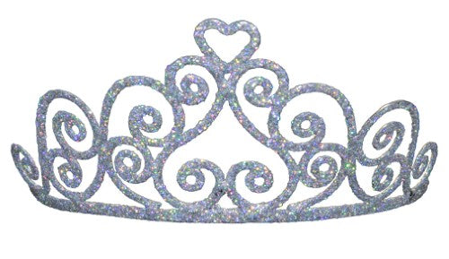 Tiara Silver Sparkle Heart