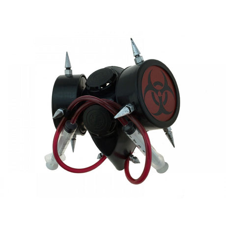Biohazard Punk Gas Mask w/ Syringes