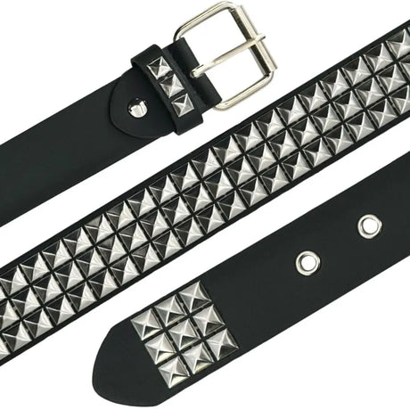 Classic Black Studded Punk Belt