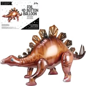 Stegosaurus Dinosaur 4D Button Balloon