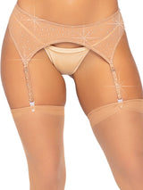 Roxy Rhinestone Garter Belt