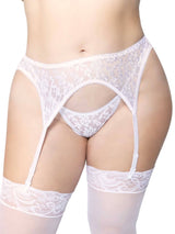 Plus Lolita Garter Belt & Thong Set