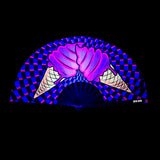 Ice Cream Blacklight Fan