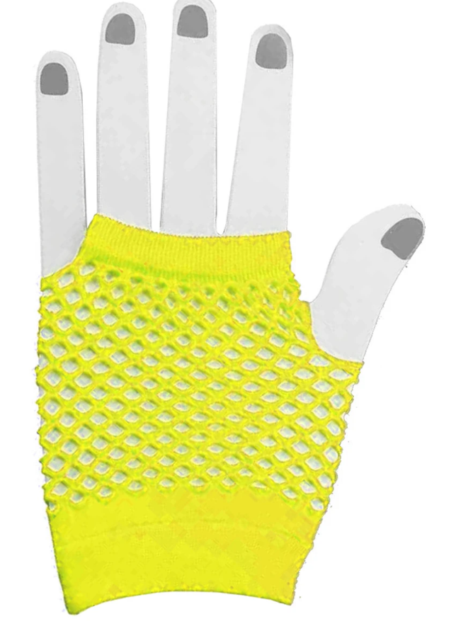 80's Fishnet Gloves