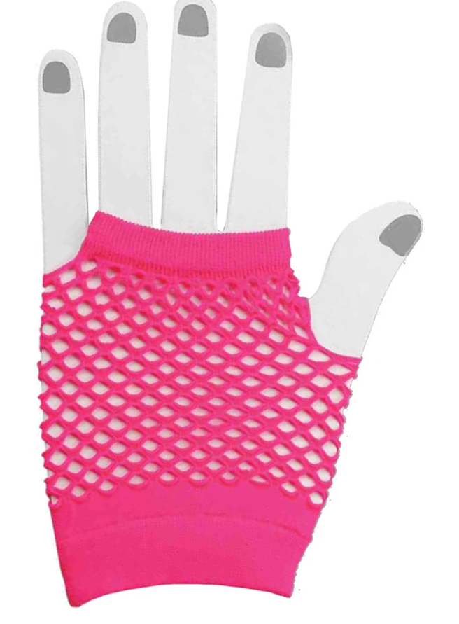 80's Fishnet Gloves