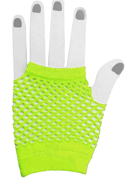 80's Fishnet Gloves
