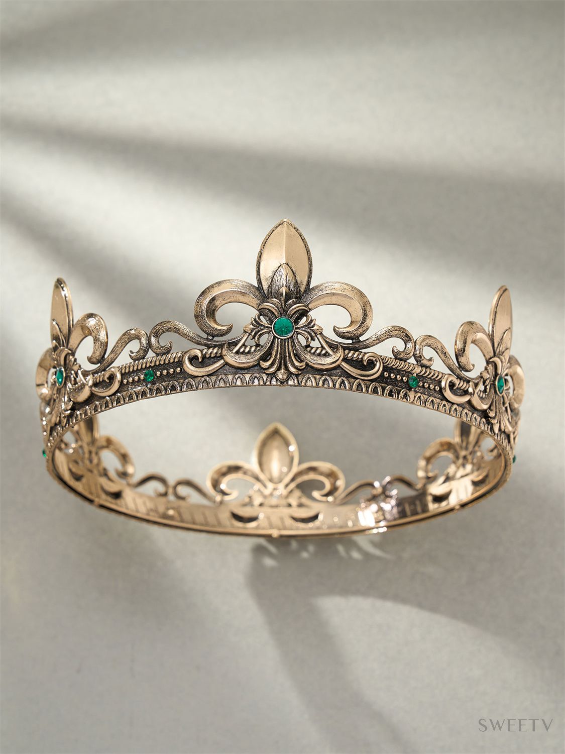 Fleur-de-lis Medieval King Crown