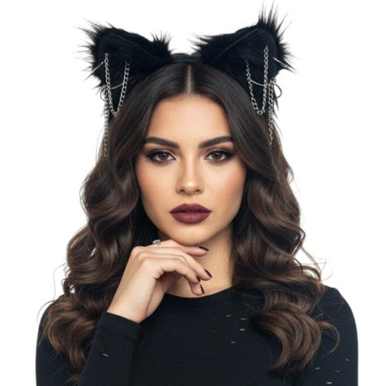 Black Furry Ears