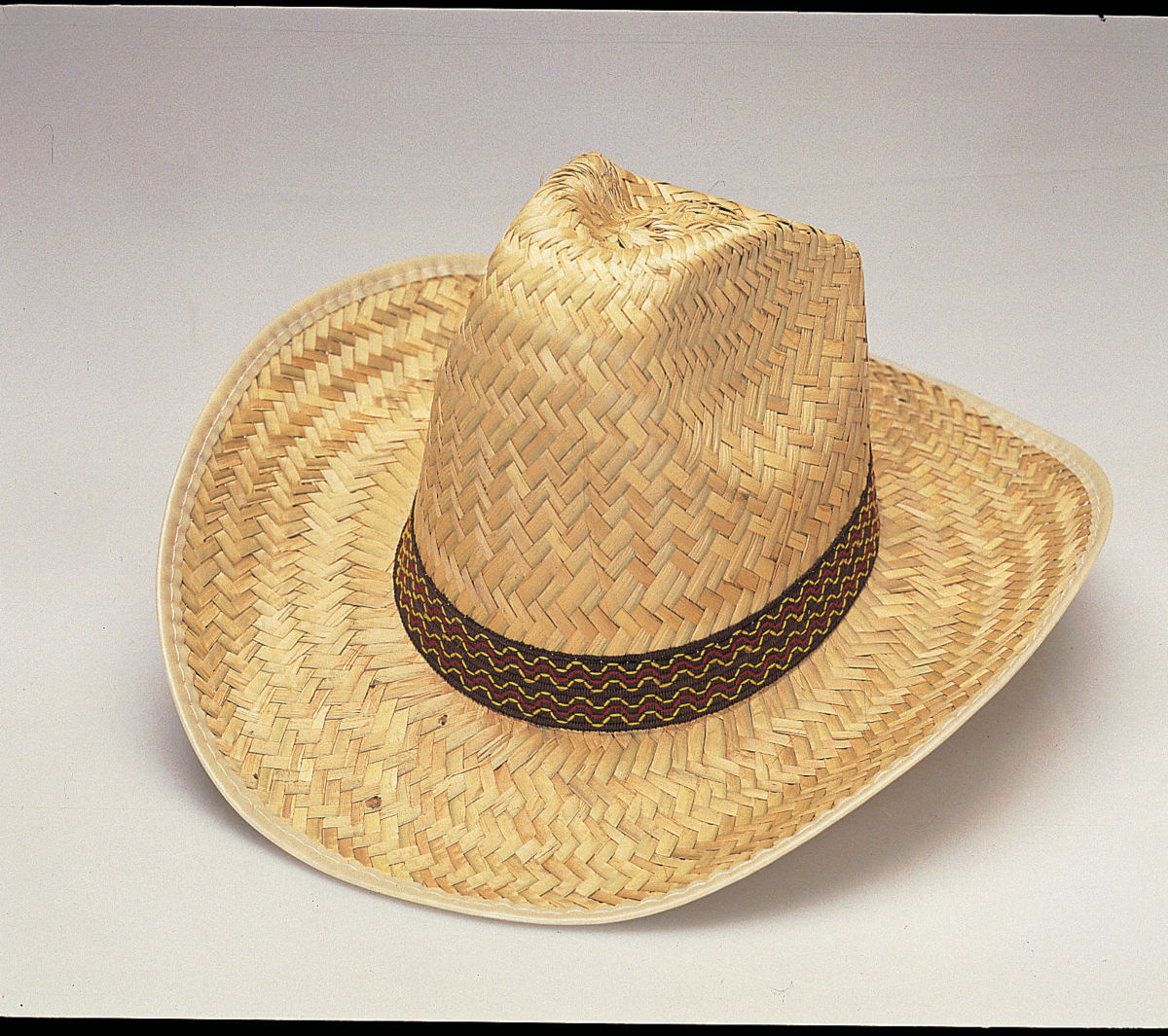 Hi Crown Straw Western Hat