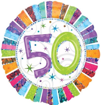 50 Mylar Balloon