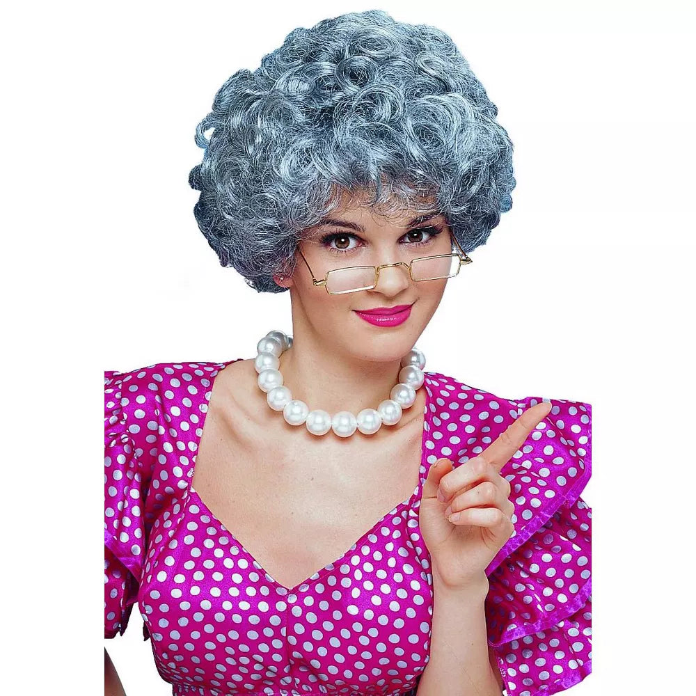 Deluxe Grey Mom Wig