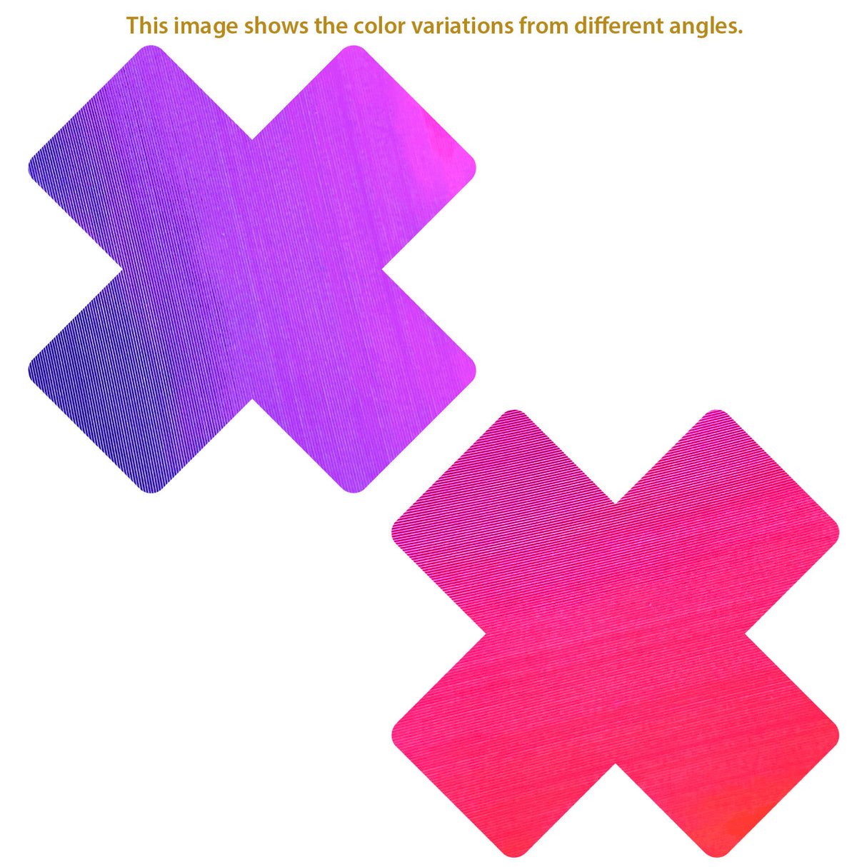 Purple Pink Color Changing X Factor Nipple Cover Pasties