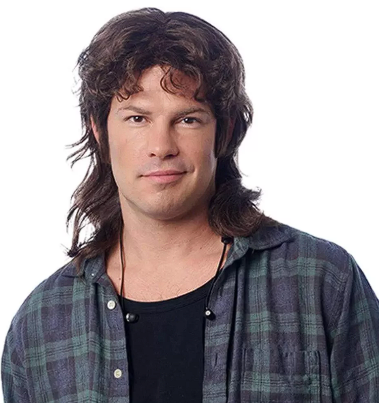 Hipster Mullet Wig