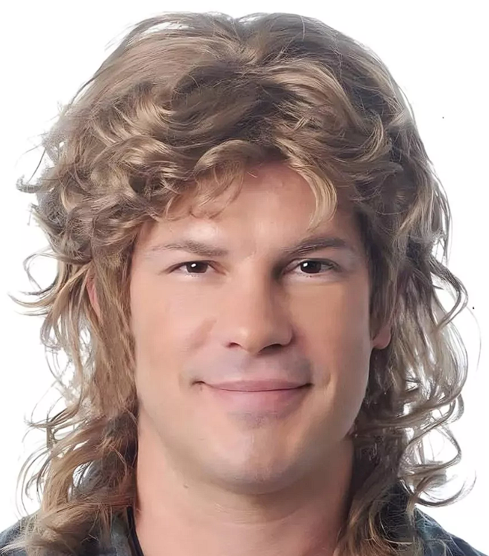 Hipster Mullet Wig