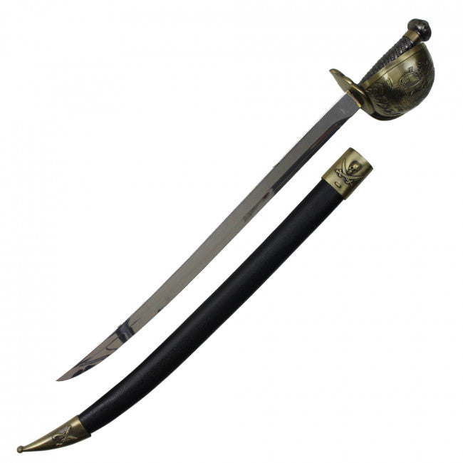 28" Classic Metal Pirate Sword w/ Hilt
