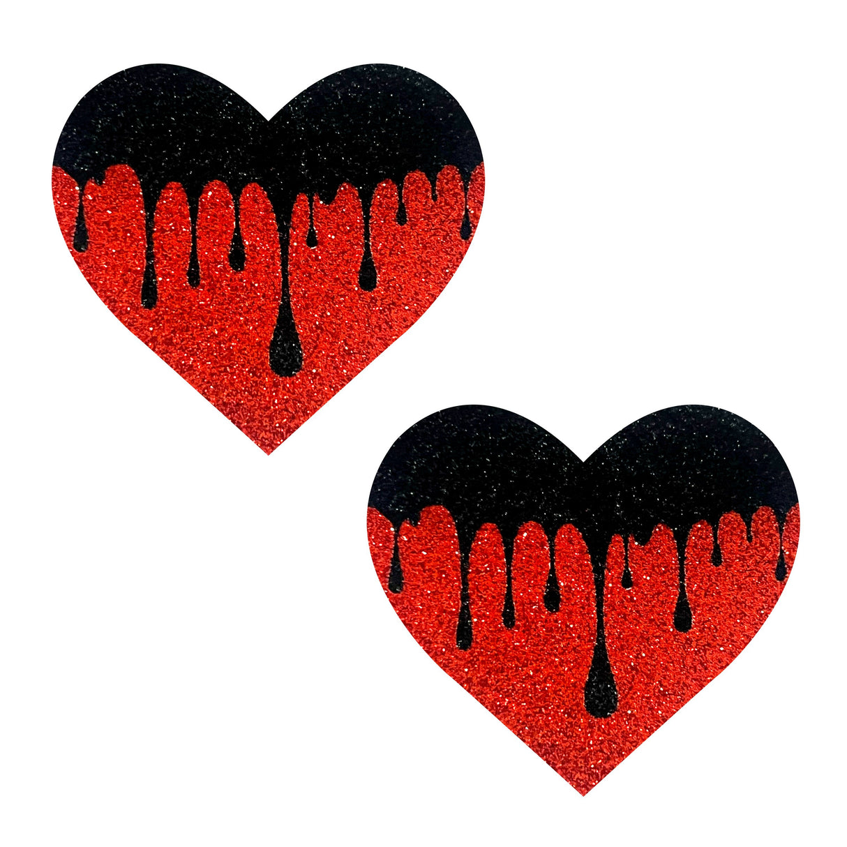 Bleeding Heart Ravish Me Red Glitter I Heart U Pasties