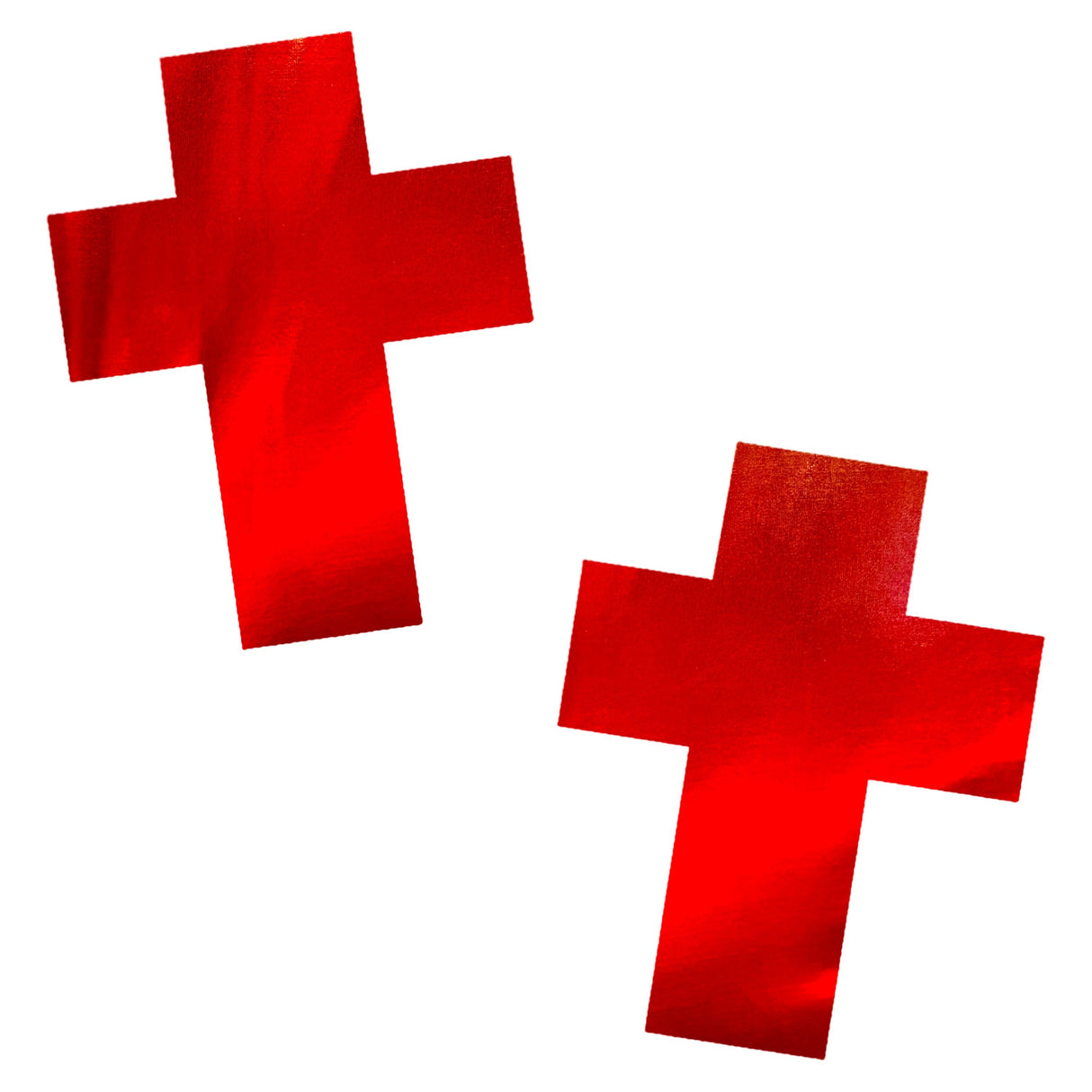 Bloody Nightmare Red Foil Crucifix Pasties