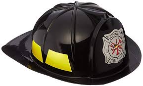 Fireman Helmet Black