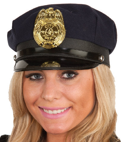 Police Cap w/ Badge