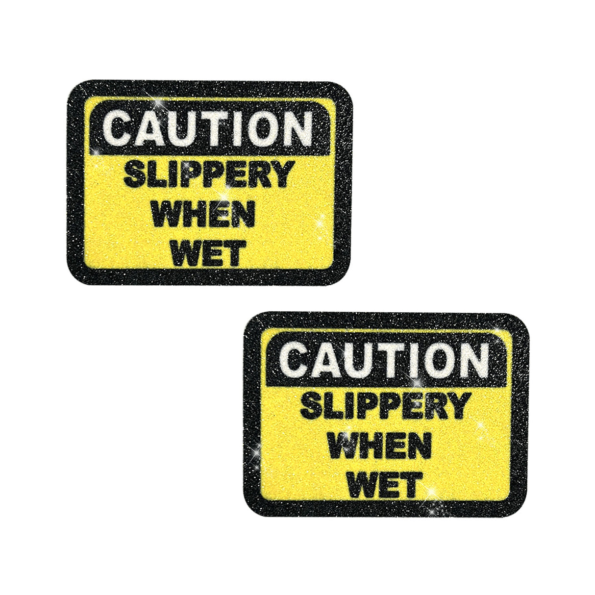 Freaking Awesome Slippery When Wet Glittery Pasties