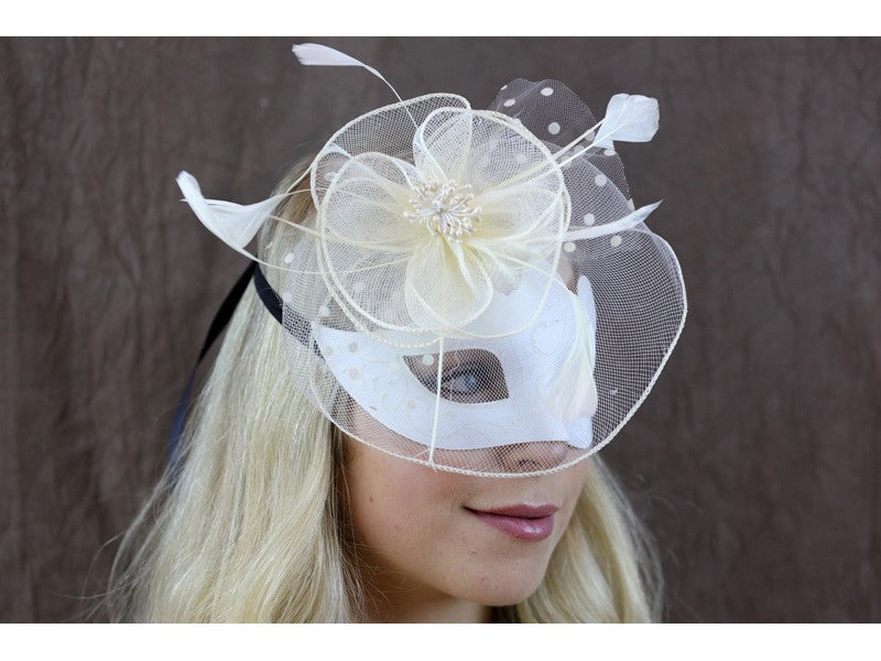 White Masquerade Mask
