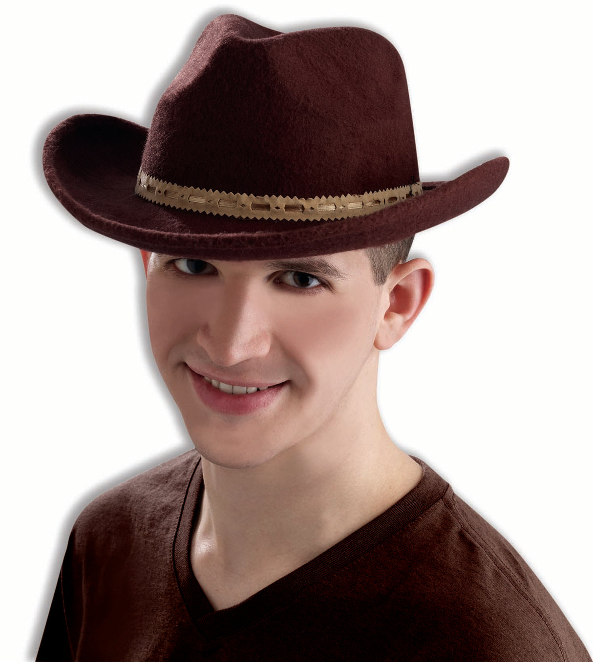Deluxe Brown Cowboy Hat