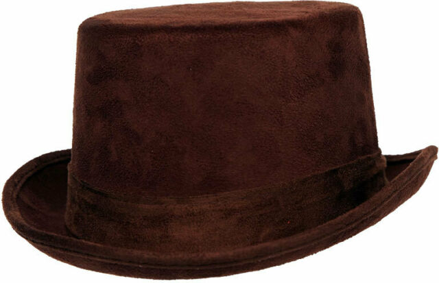 Faux Suede Top Hat