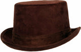 Faux Suede Top Hat