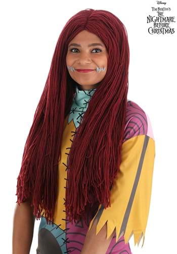 Sally Nightmare Before Christmas Yarn Wig