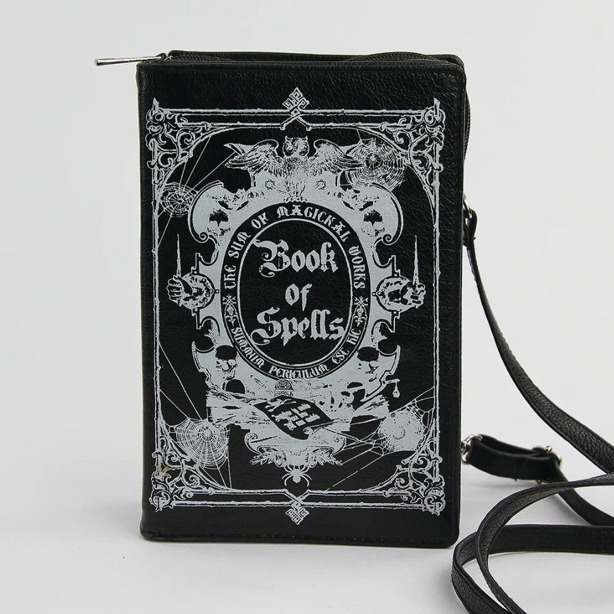 Glow In The Dark Book Of Spells Crossbody Bag