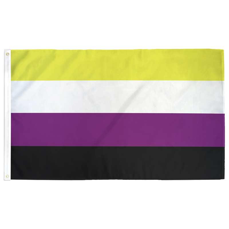 3' x 5' Nonbinary Pride Flag