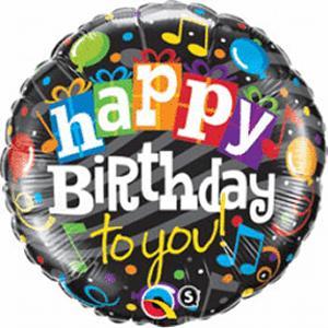 18" Happy Birthday Balloon