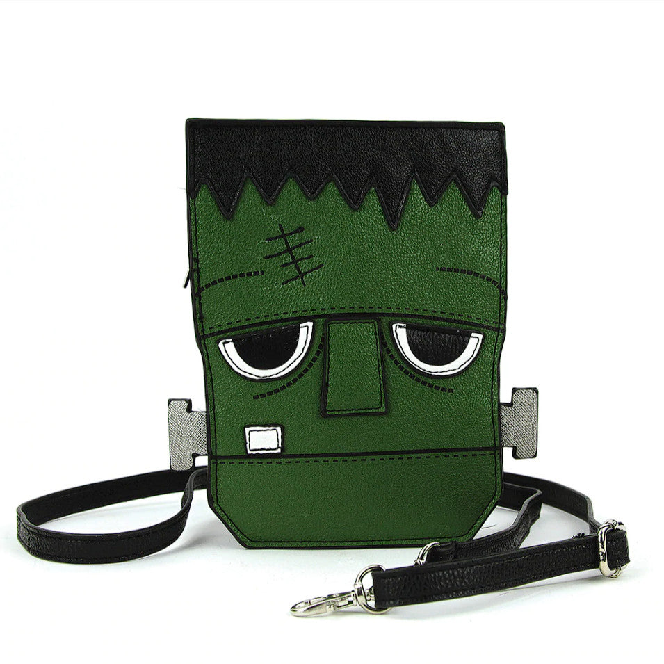 Sleepyville Critters - Frankenstein Crossbody Bag In Vinyl