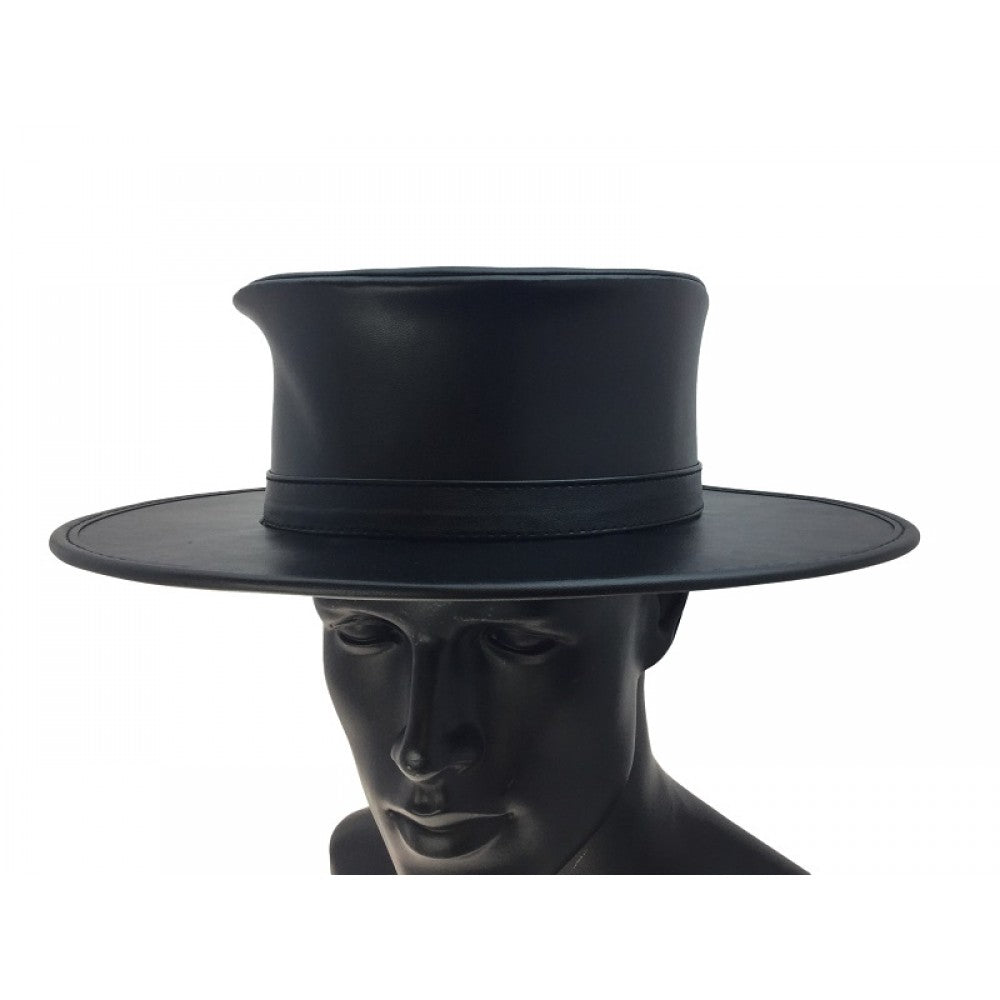 Leather Plague Doctor Hat