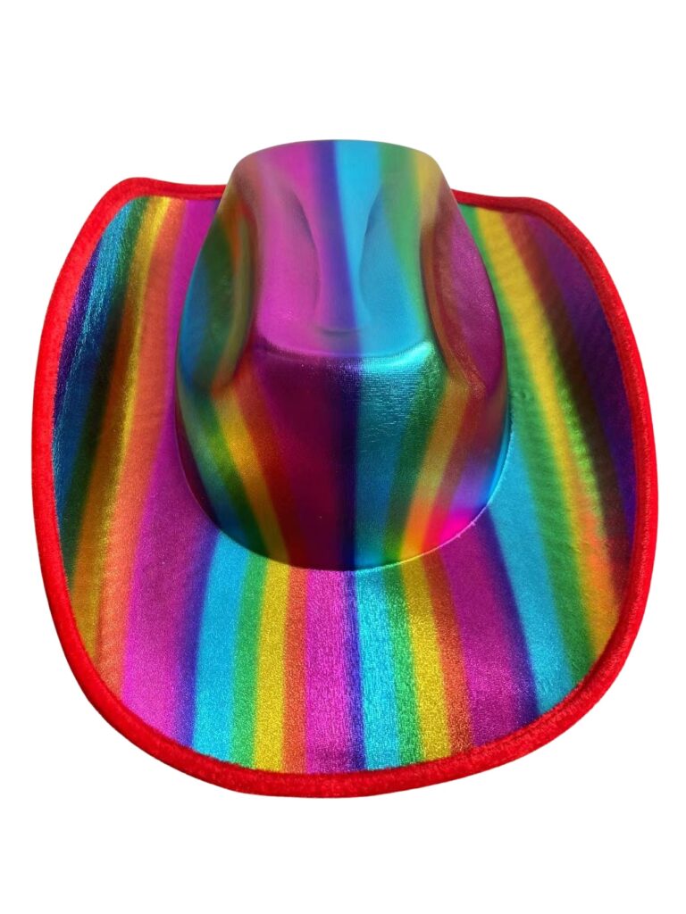 Rainbow Cowboy Hat