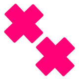 Temperature Reactive Black to Neon Pink X Factor Nipple Cover Pasties