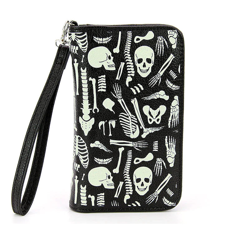Glow In The Dark Skeleton Wallet