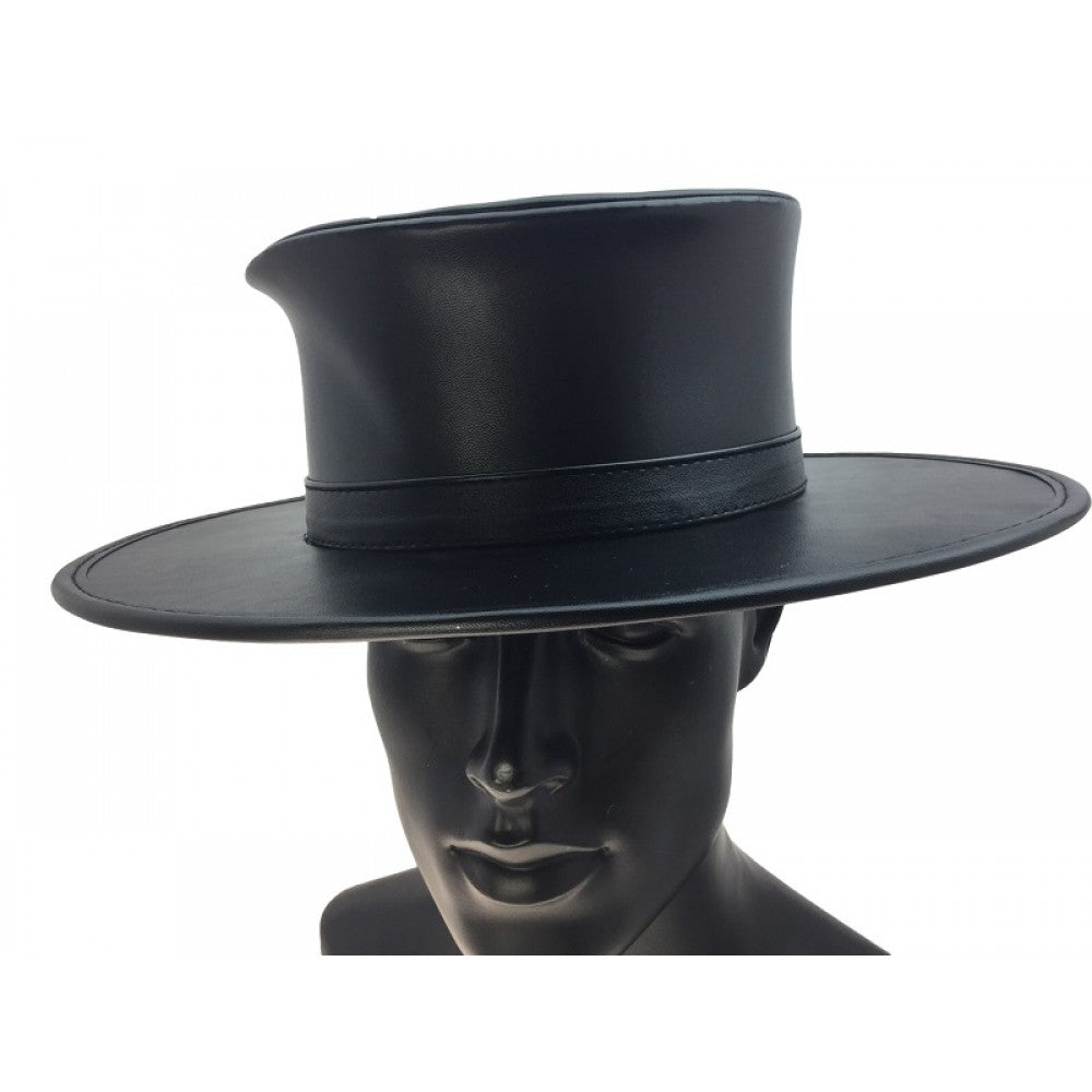 Leather Plague Doctor Hat