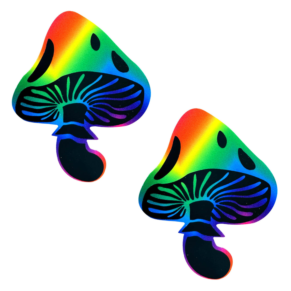 Rainbow Trippin' Psychedelic Toadstool Nipple Pasties