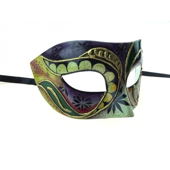 Purple Harlequin Mask